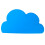 Children Cloud Shape Silicone Placemat Waterproof 27x47.5cm Blue 6