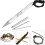 Aluminum DIY Paracord Bracelet Kit 4pcs Silver Weaving Tools 10