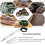 Aluminum DIY Paracord Bracelet Kit 4pcs Silver Weaving Tools 3
