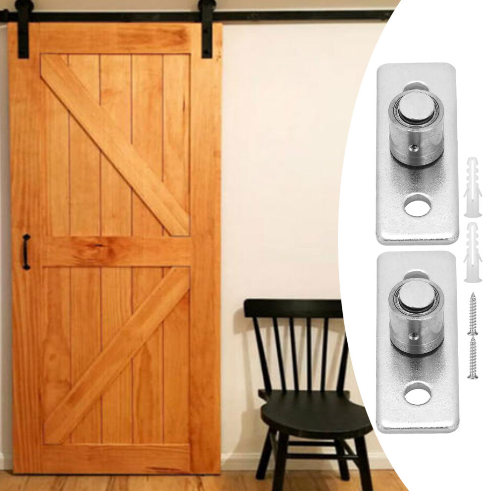 Premium Stainless Steel Barn Door Floor Guides Impact Resistant 4631340874943