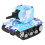 4pcs Camouflage Alloy Tank Model with Pull Back & Rotatable Fort 10