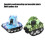 4pcs Camouflage Alloy Tank Model with Pull Back & Rotatable Fort 3
