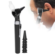 Diagnostic Ear Kit Otoscope Eardrum Endoscope Speculum for Ear Care Black