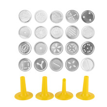 Baking Cookies Press Maker Kit 20 Molds & 4 Nozzles for Homemade Cookies