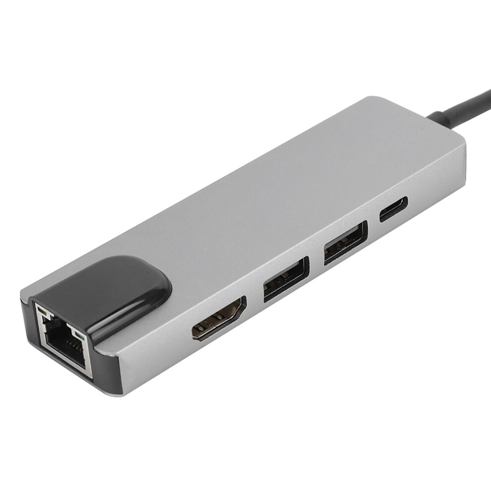 Typec To Hdmi Hub With Ethernet Usb 3.0 & Expansion Ports 4K Support 4351340882648