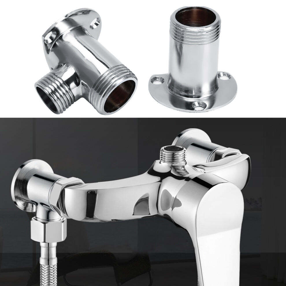 Brass Shower Head Adapter G1/2 Inlet G3/4 Outlet Wall Mount 50X50x45mm 8421340883023