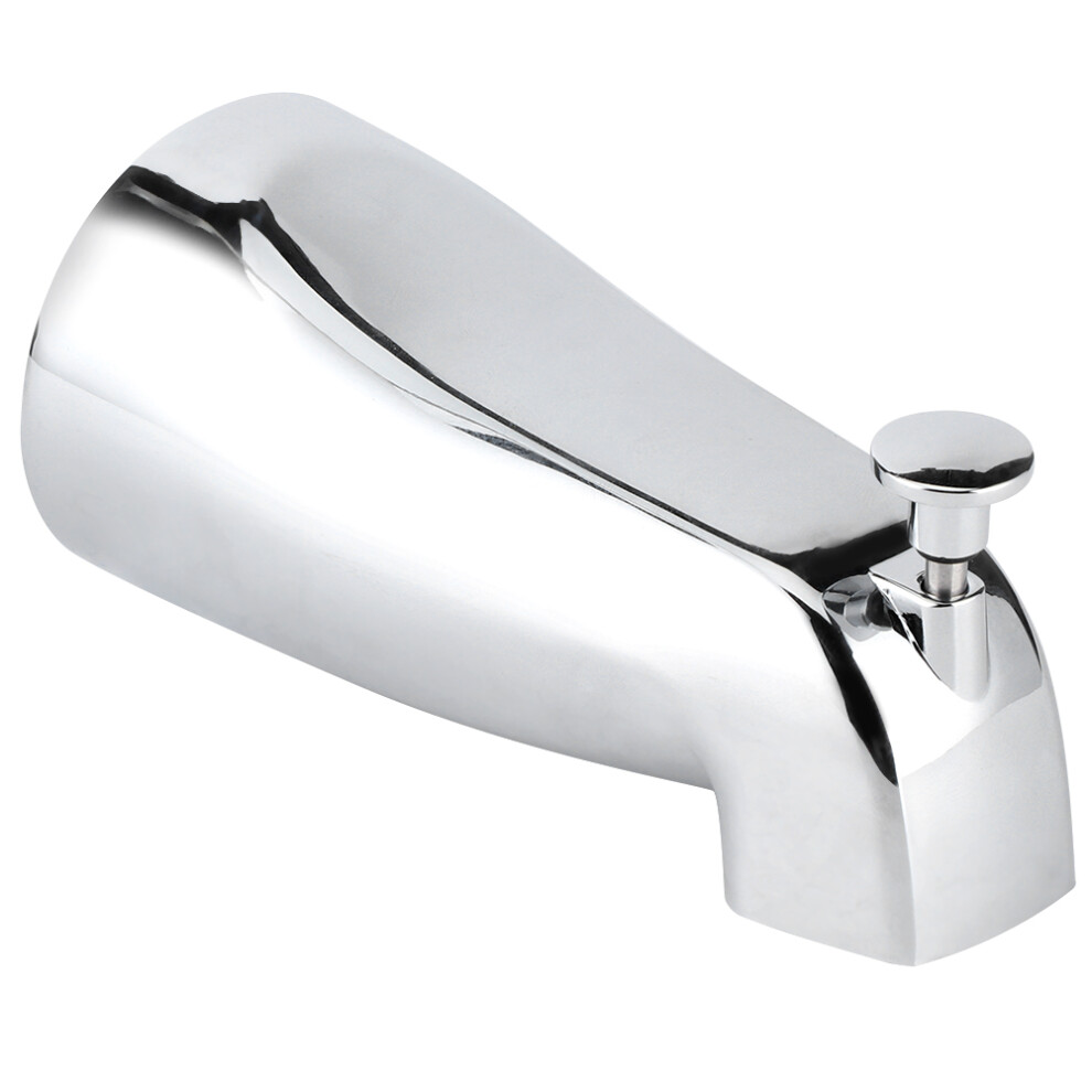 Wall Mounted Electroplate Bathtub Faucet 13.7X6.5cm Modern Zinc Alloy 8341340884366