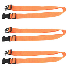 3 Stück Orange Polyester Rettungsring-Bandage Schwimm-Sicherheitsgürtel 95g