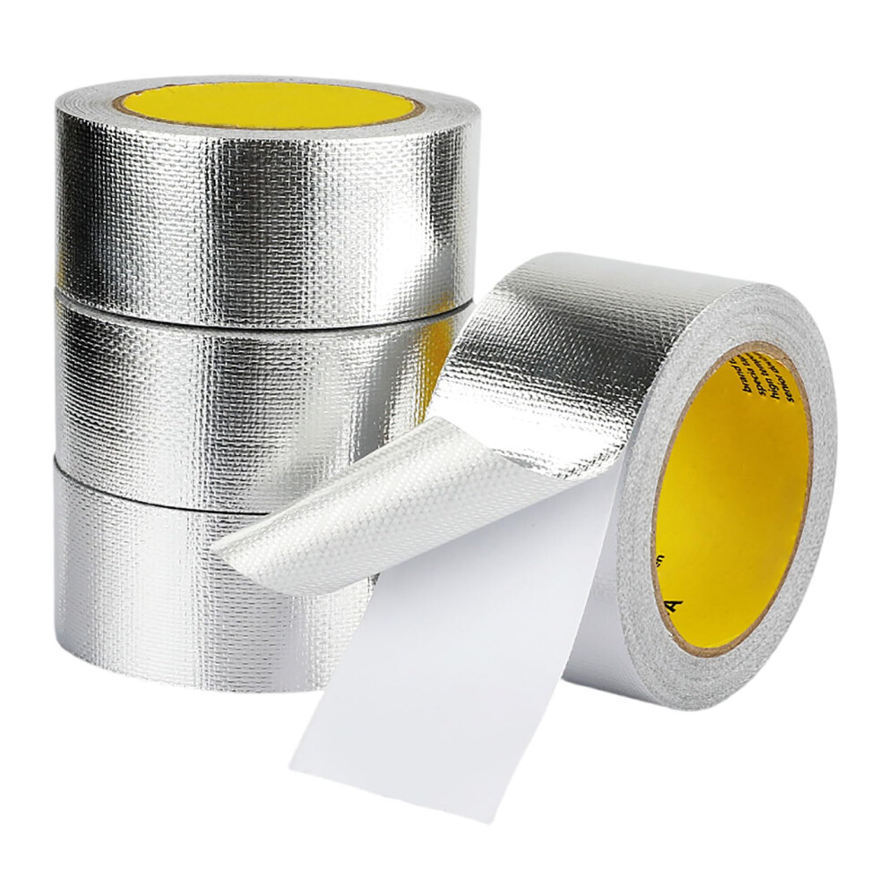 Aluminium Foil Tape For Ducts, 0.15Mm Thick, 20M Long, Sealing Tape For High-Performance Dryer Vents, Hvac Ducts 6482260636979