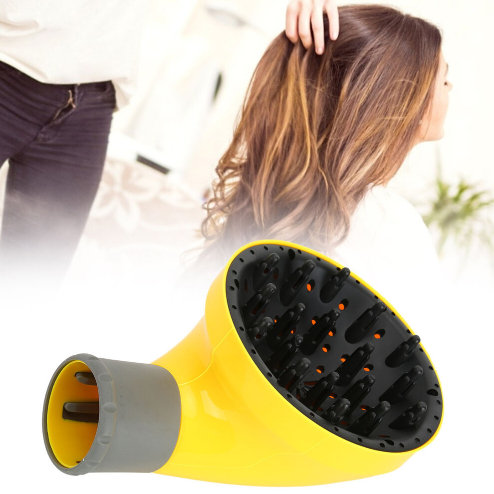 Yellow Universal Hair Diffuser For Blow Dryer, 21.5X15.5x12cm