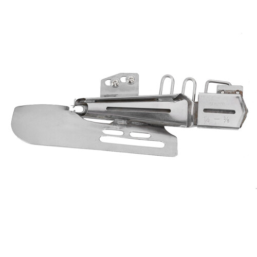 Premium Metal Hem Folder 3/8in Quick Install for Sewing Machine