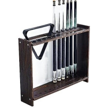 Billiard Cue Rack Floor Standing Display Stand – Commercial Billiard Cue Holder for Bars and Game Rooms, Portable Storage Solution
