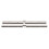6 Metal Wallet Frames Straight Side Bag Hardware 19cm Silver Finish 12