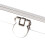 6 Metal Wallet Frames Straight Side Bag Hardware 19cm Silver Finish 9