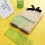 6pcs Green Drawing Templates for Office & School Building Formwork 6