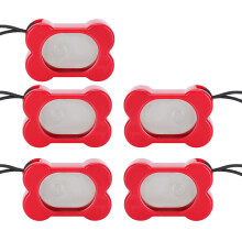 5PCS Adjustable Pet Training Clicker for Dogs, Compact ABS, 5.5x3.5x1.7cm