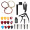 Guitar Accessories Kit with Tuner, Strings, Winder, Pliers & Capo 1