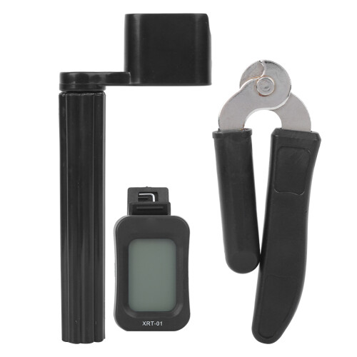 Guitar Accessories Kit with Tuner, Strings, Winder, Pliers & Capo 2