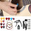 Guitar Accessories Kit with Tuner, Strings, Winder, Pliers & Capo 12
