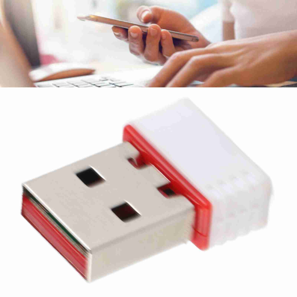Wireless Usb Adapter 150Mbps Nano Dongle For Windows/Linux, 20X15x6.8mm 8721340894914