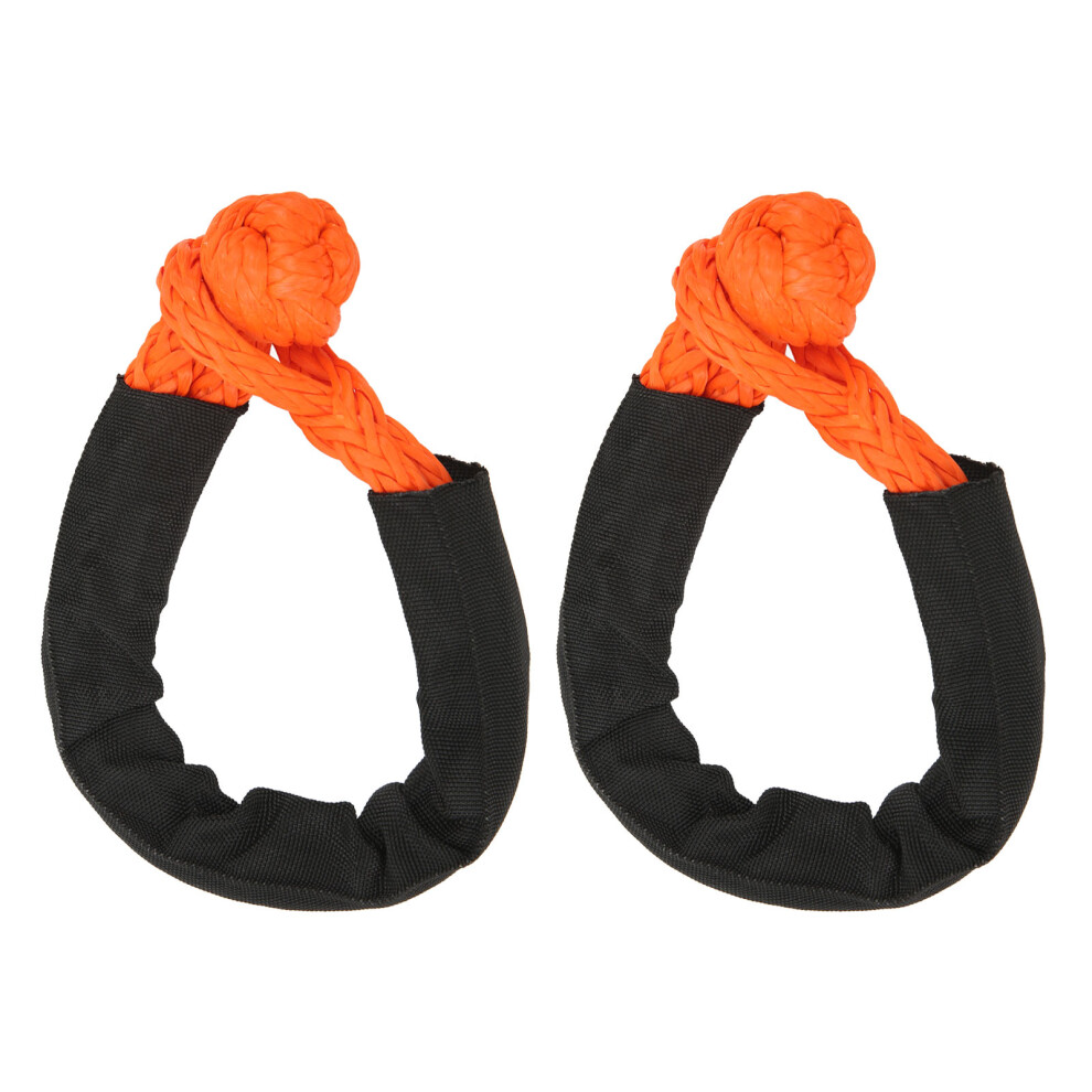 8Mm Soft Shackle Recovery Rope Orange Portable 9121376606441
