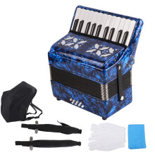 Accordion 22 Keys 8 Bass Celluloid Musical