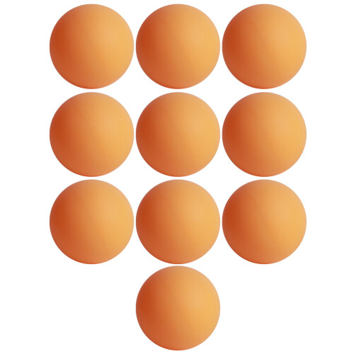 10PCS Yellow Seamless ABS Table Tennis Balls 40+ Diameter 1