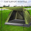2 PCS Outdoor Tent Canopy Support Poles, Adjustable, 1.6cm Diameter 4
