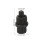 4pcs License Plate Screw 6mm Thread Black Nylon 13