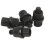 4pcs License Plate Screw 6mm Thread Black Nylon 8