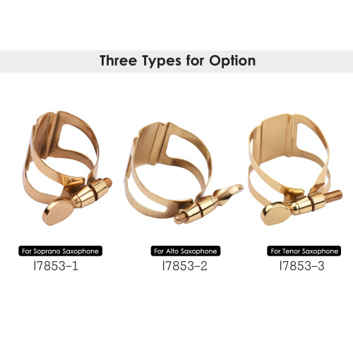 Single Screw Adjustment Saxophone Ligature Compact 2