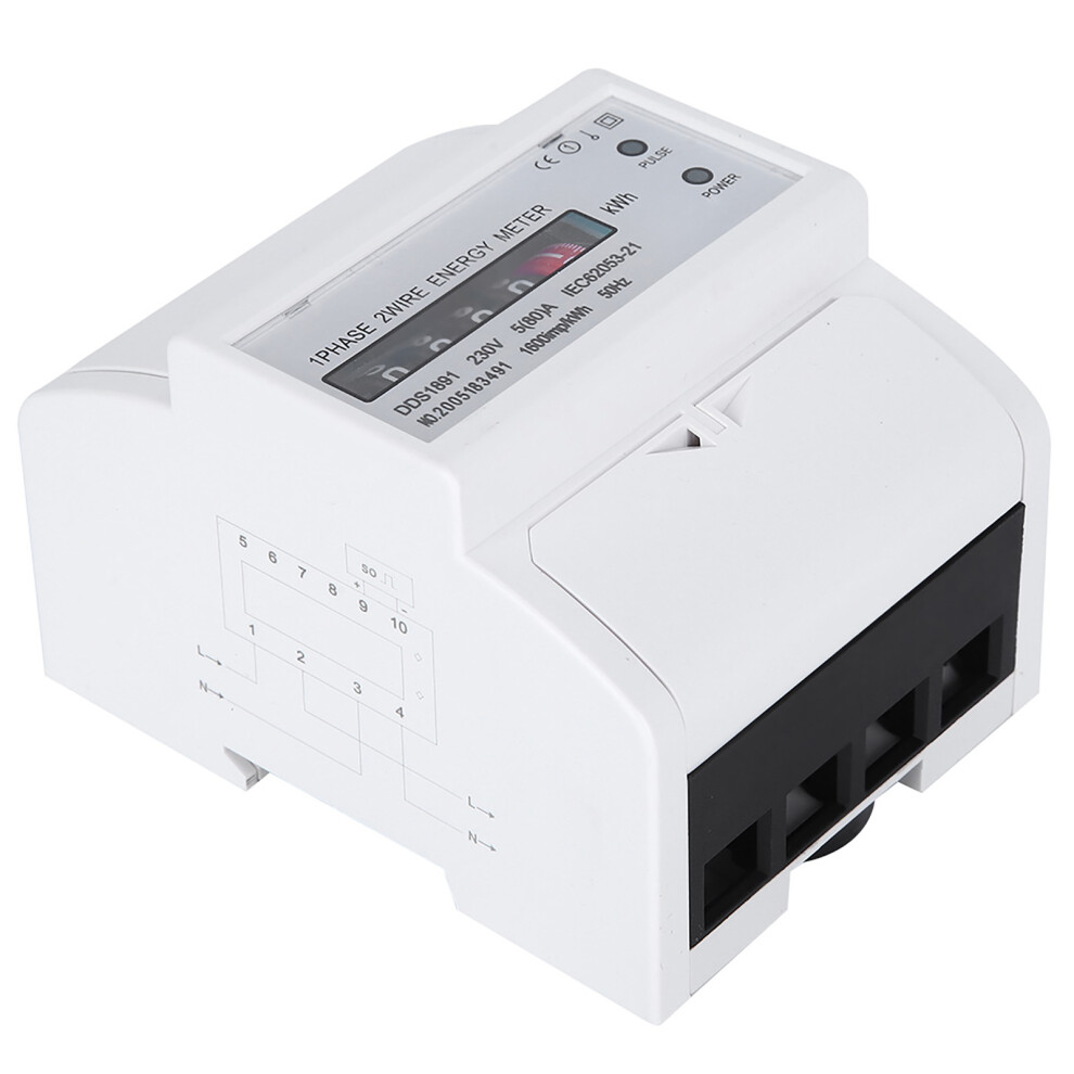 Compact Dds1891 4P Energy Counter Meter For Single Phase Networks 8431340902457