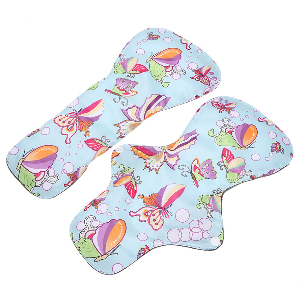 Washable Bamboo Charcoal Menstrual Pad Length 33cm Reusable Sanitary Napkin