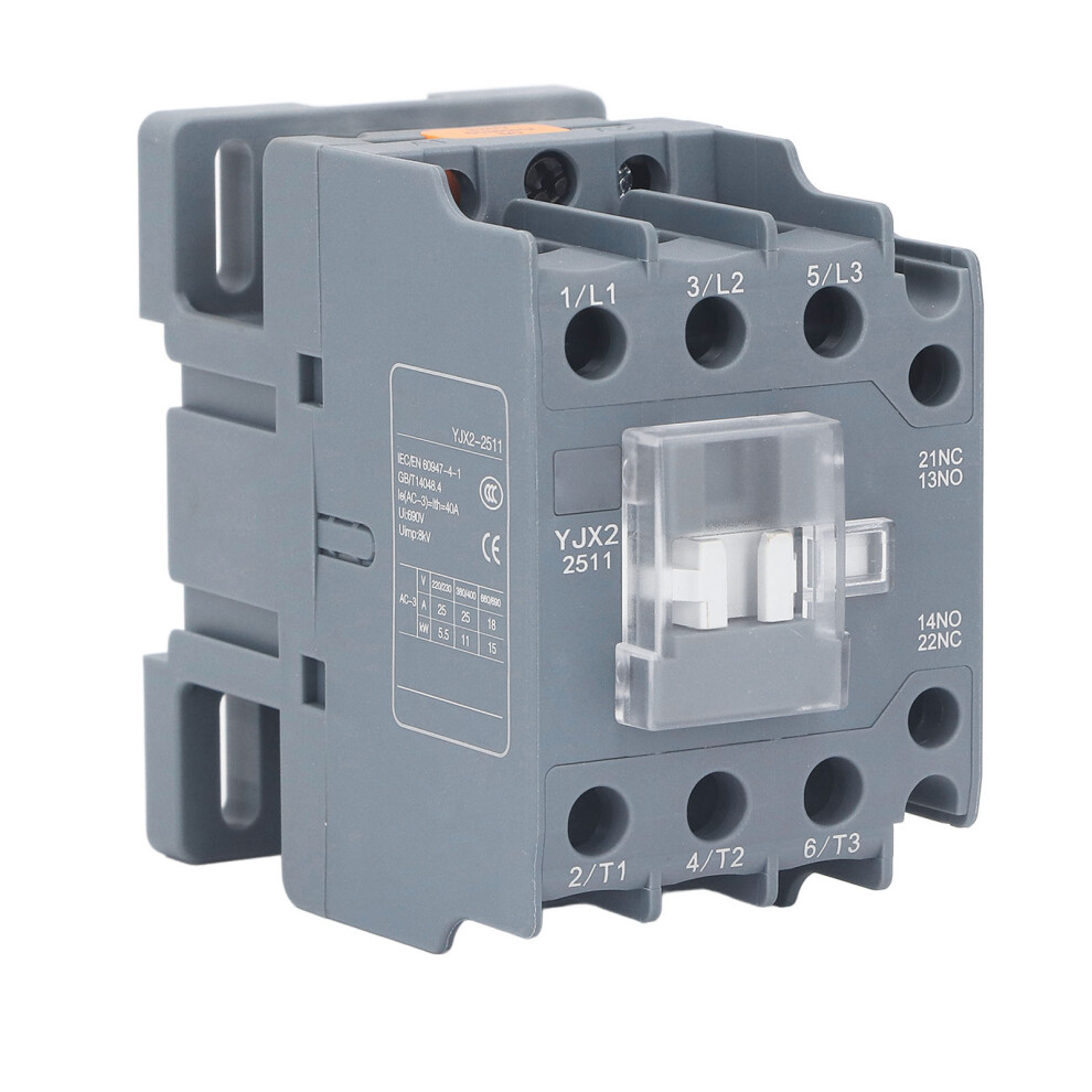 3 Pole AC Contactor Low Voltage 25A DIN Rail HVAC