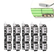 5 Stück 3USB Powerbank Ladegerät Modul 5V 2,1A DIY Mobile Schaltkreisplatte