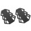 2pcs Mountain Terrain Bicycle Iron Rear Pedal 3
