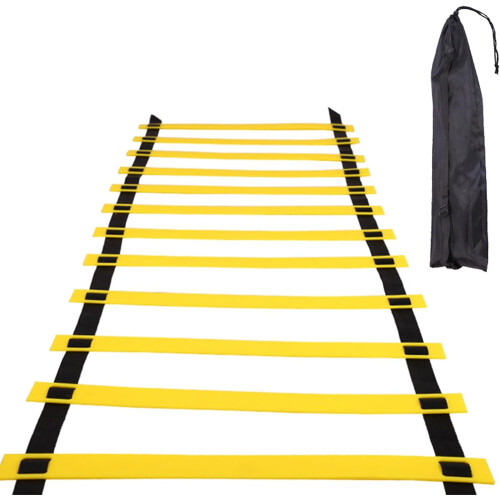Agility Ladder Speed Ladder Flexibility Training Set for Soccer Practice - Durable, Adjustable, Lightweight Design 2
