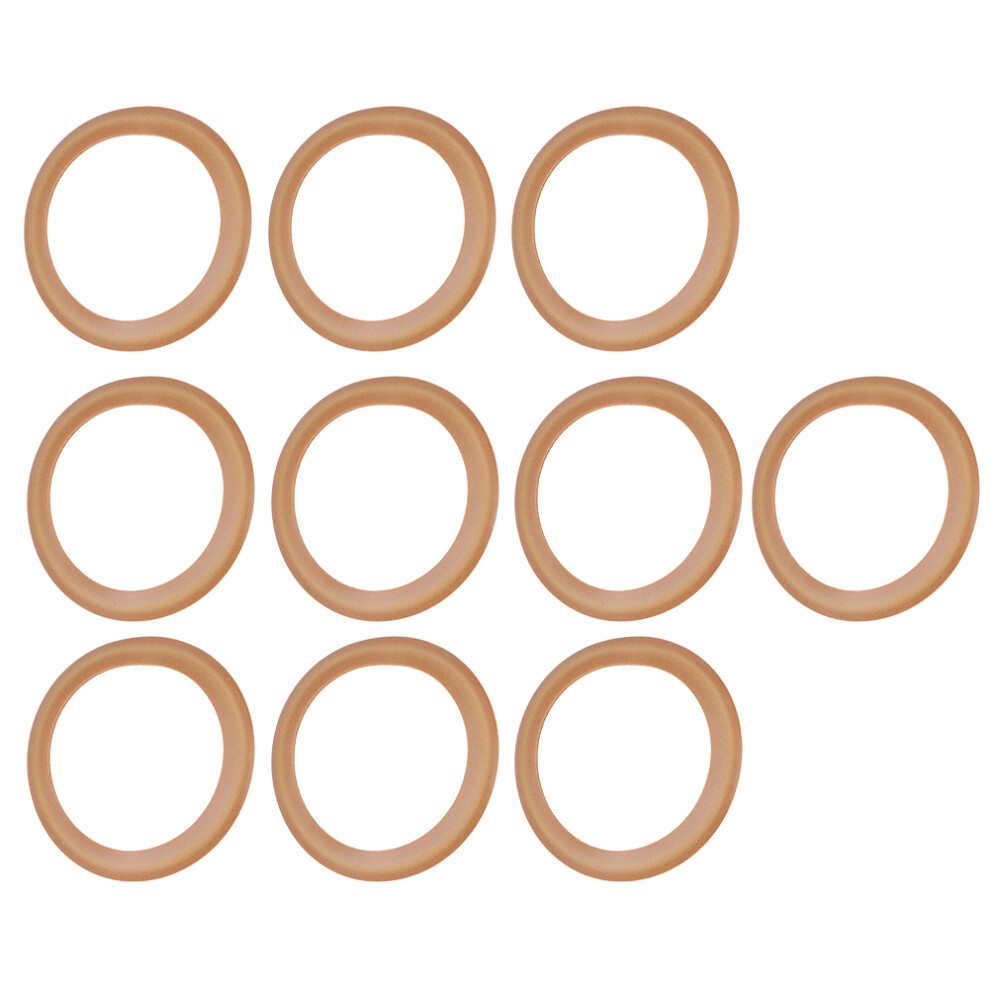 10Pcs Rubber Piston Rings For 1500W Oil-Free Silent Air Compressor, 75X56x1mm 8411340908789