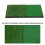 Golf Double Swing Pad Rubber Sole Golf Practice 9