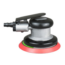 5" Pneumatic Orbital Sander 10,000rpm, Orange & Black Professional Grinder