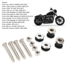 Iron 1200 Sissy Bar Docking Hardware with Mounting Screws for Motorcycles