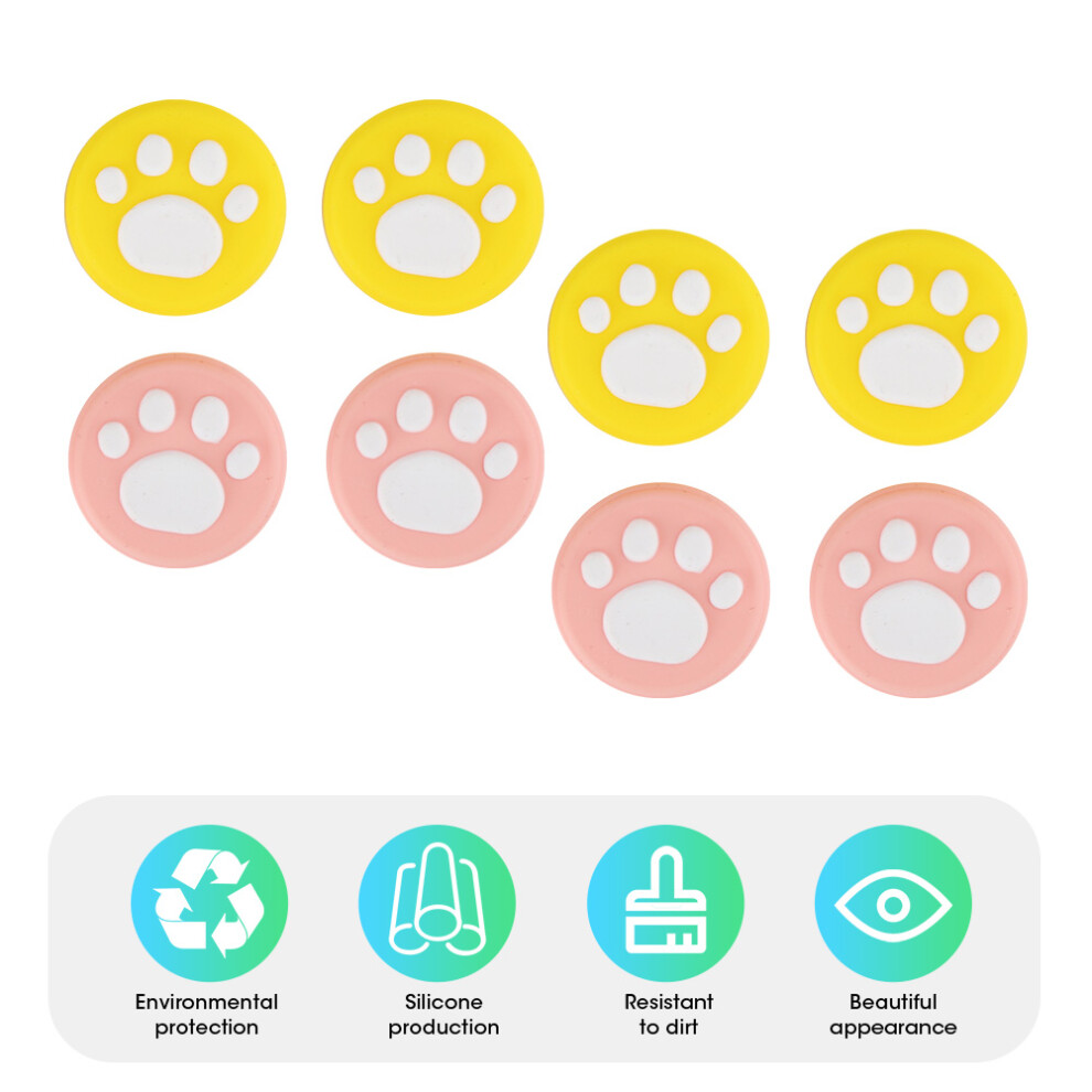 2 Sets Silicone Cat Claw Thumb Grip Caps For Switch Ps4 Xbox 360 4921340913927