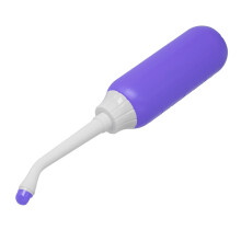 Tragbare Bidet-Sprühflasche Bequemes Postpartum-Bidet mit dehnbarem Sprühkopf für Mutter Lila