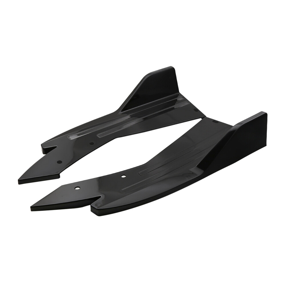 Universal Rear Bumper Lip Splitter Spoiler Protector - Aggressive Look Black 5001340914939