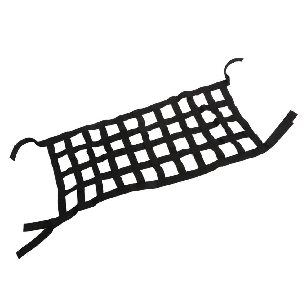 Car Roof Hammock Mesh Organizer Rear Trunk Net 155Cm X 43Cm Black 8121340917895