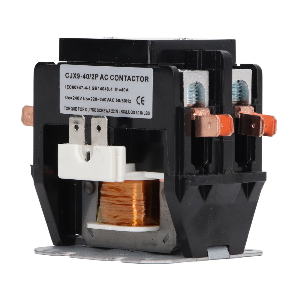 Air Conditioner Ac Contactor 40A 2P Replacement Silver