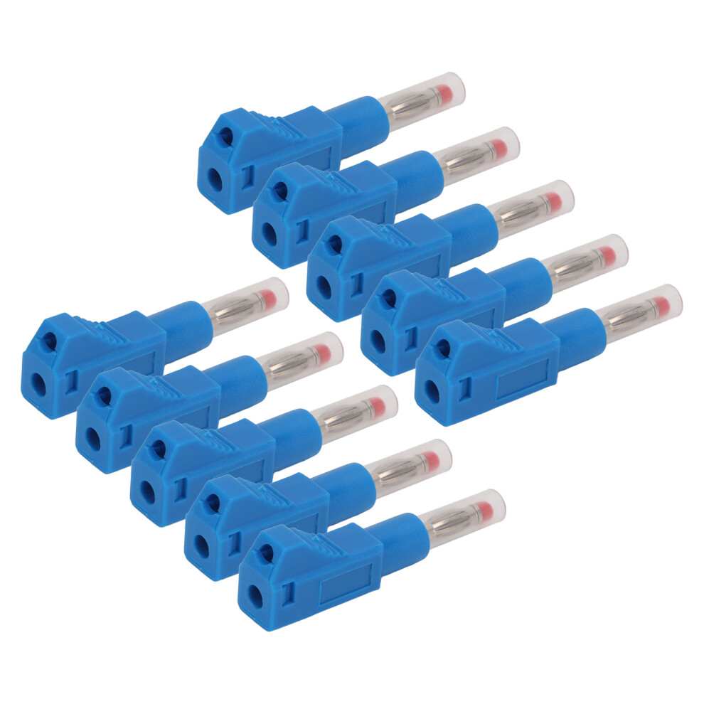 10Pcs Telescopic Banana Plugs 4Mm Cat Ii 600V 32A 9121376611643