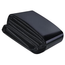 Durable Black PVC Pond Liner 4 x 4 m for Fish Ponds, Water Gardens, Fountains, and Waterfalls - Heavy-Duty Garden Liner