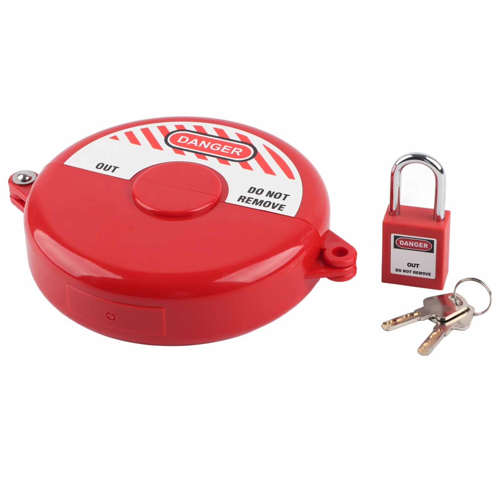 Oil Gas Valve Lockout Device With Safety Padlock 9121376612213