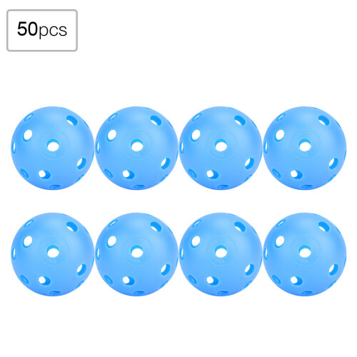50pcs Solid Color Hollow Air Flow Golf Practice 1